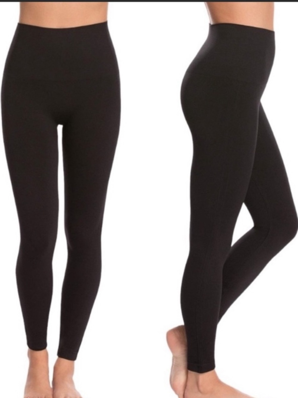 SPANX Women's Black Look At Me Now Seamless Leggings